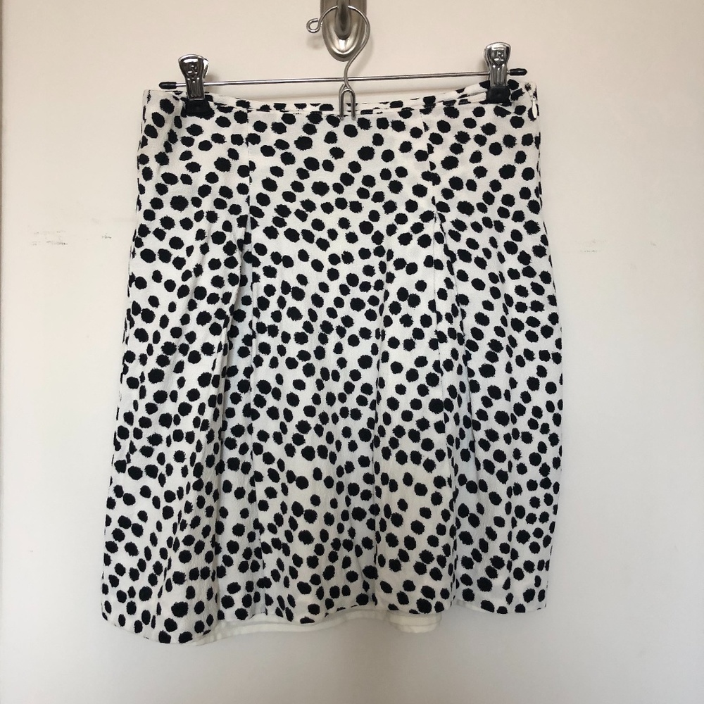 Ann Taylor Loft | Black & White A-Line Skirt